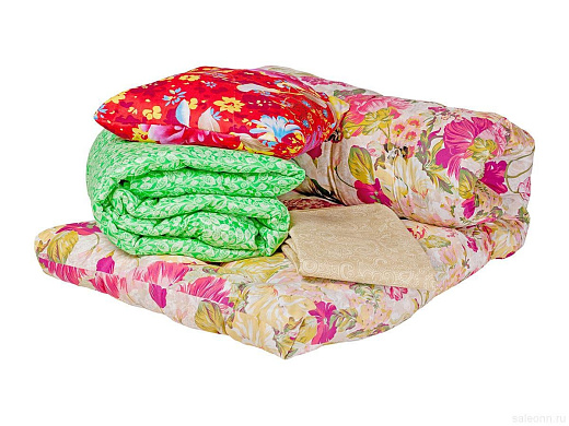 Спальный комплект для рабочих эконом из четырех вещей